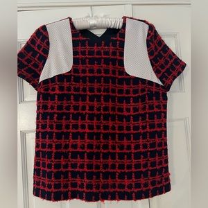 HARVEY FAIRCLOTH SIZE MEDIUM UNIQUE TOP WITH AMAZING DETAIL
